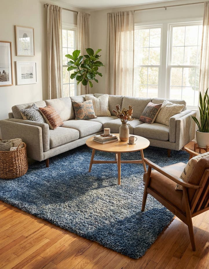 8' x 8' Athena Shag Square Rug