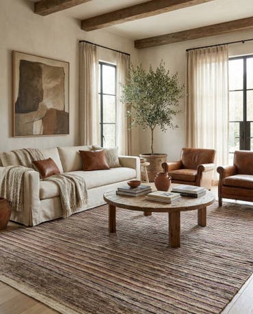  8' x 10'  Hand Knotted Moroccan Wool Rug