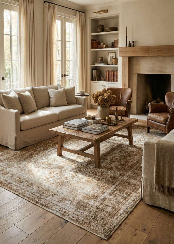 9' 7 x 12' 7 Hand Knotted Ultra Vintage Persian Wool Rug