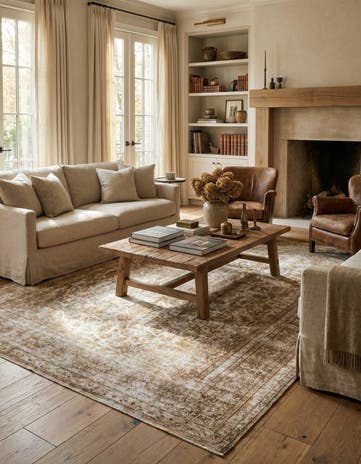 9' 7 x 12' 7 Hand Knotted Ultra Vintage Persian Wool Rug