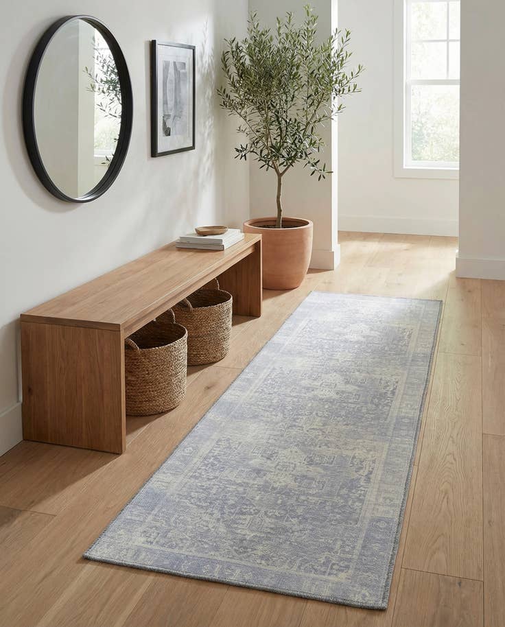 Detail image of 2' x 6' Washable Timeless Runner Rug