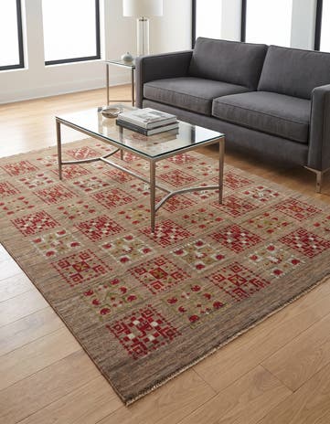 5' x 6' 8 Hand Knotted Ziegler Modern Rug