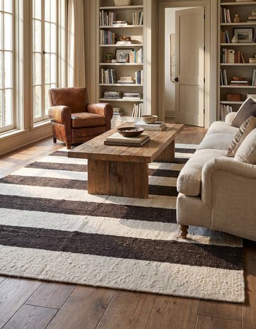 8' 2 x 10' 8 Hand Knotted Moroccan Wool Rug