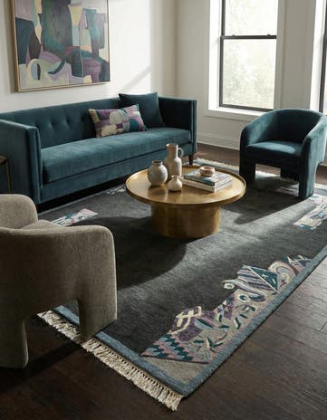 5' 7 x 8' 1 Hand Knotted Nepal Wool Rug