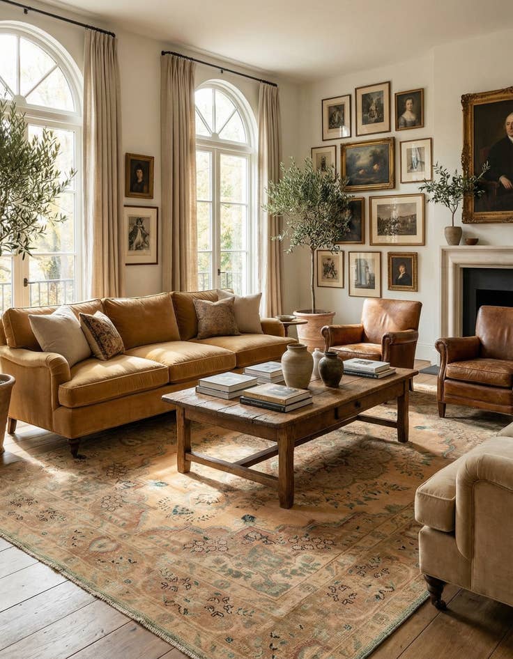 Detail image of  6' 7 x 9' 6  Hand Knotted Ultra Vintage Persian Wool Rug