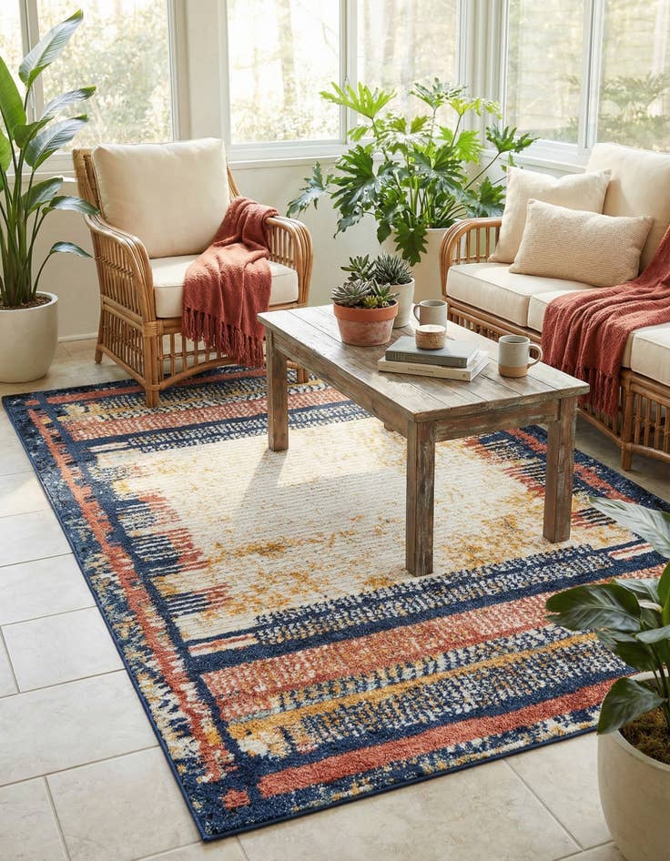 Detail image of 5' 3 x 8' Tagine Rug