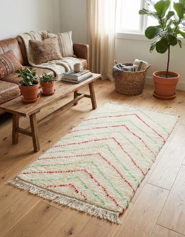 3' x 5' Hand Knotted Moroccan Wool Rug