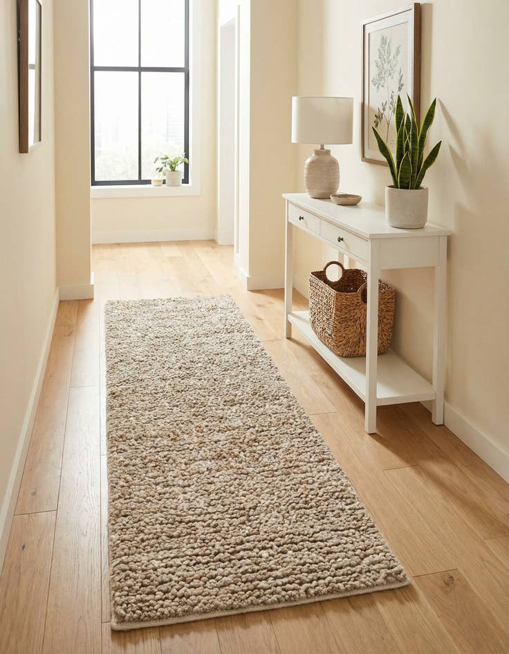 Detail image of  2' x 4' 1 Haka Deluxe Shag Runner Rug