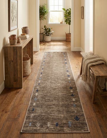 2' 7 x 12' Gabbeh Runner Rug