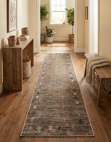 2' 7 x 12' Gabbeh Runner Rug