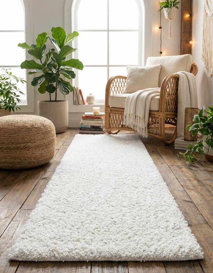 Detail image of  2' 6 x 10' Everyday Shag Runner Rug