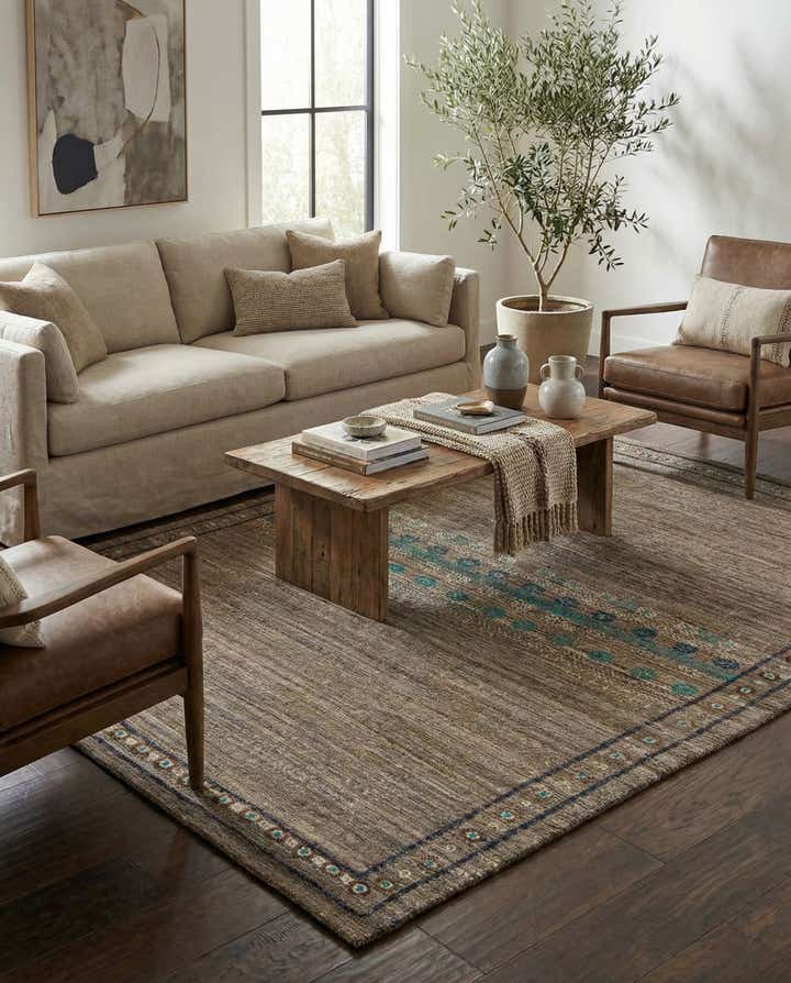 195cm x 290cm Hand Knotted Darya Wool Rug