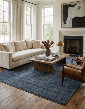 8' 8 x 12' Hand Knotted Ultra Vintage Persian Wool Rug