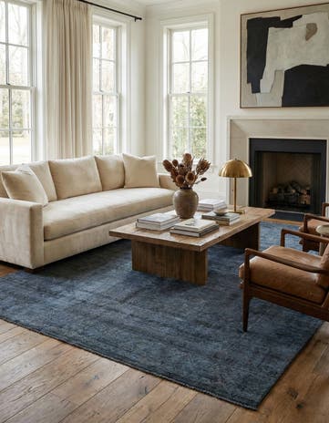 8' 8 x 12' Hand Knotted Ultra Vintage Persian Wool Rug