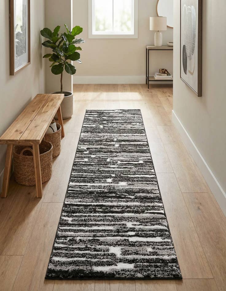 Detail image of  2' x 8' Sepia Runner Rug