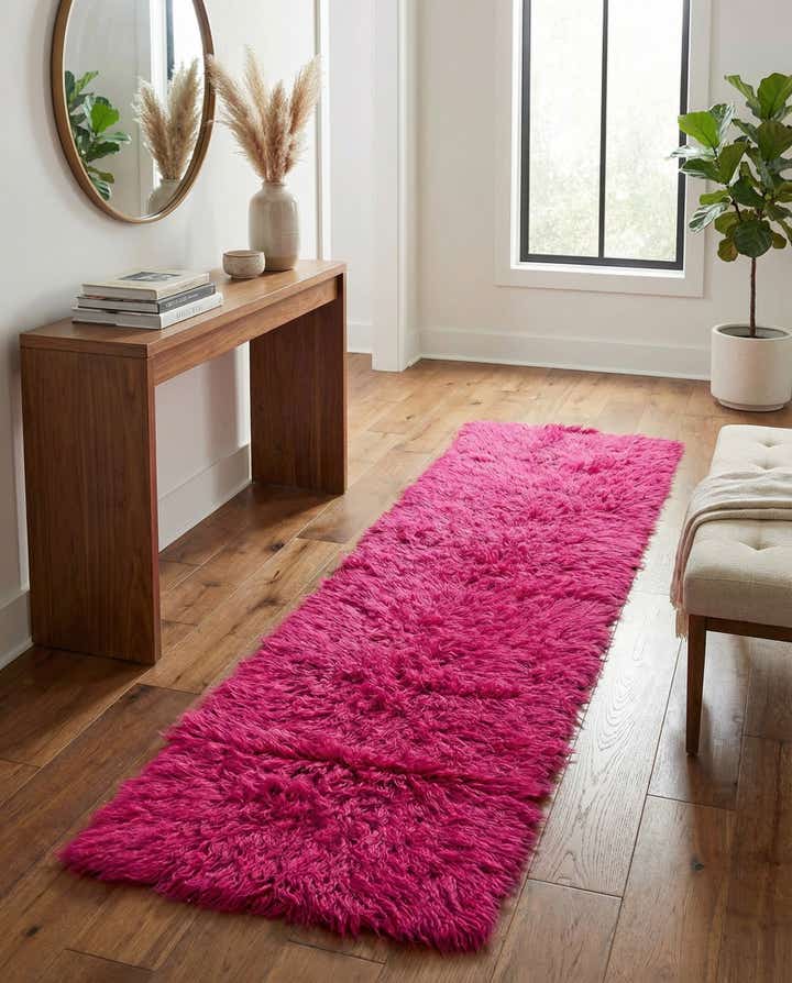 2' 5 x 11' 3 Hand Knotted Moroccan Wool Runner Rug