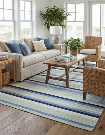 10' x 14' 1 Hand Woven Flatweave Cotton Dhurrie Rug