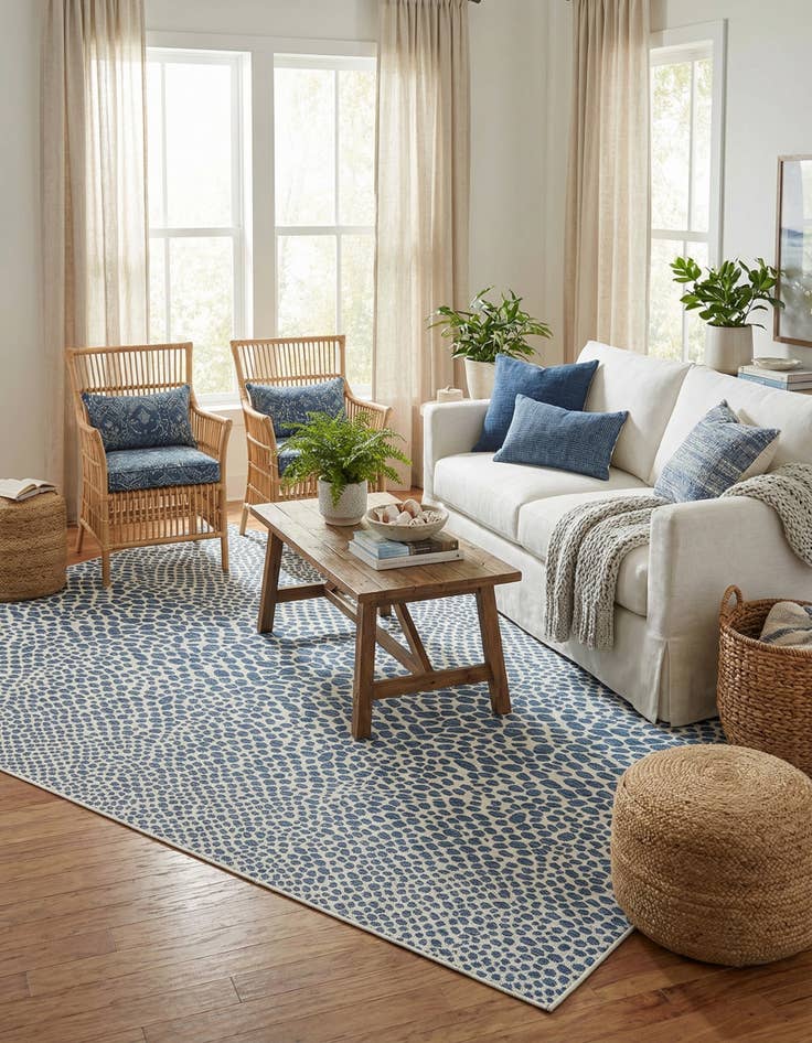 Detail image of 10' x 14'  Washable Jill Zarin Cape Town Indoor / Outdoor Rug