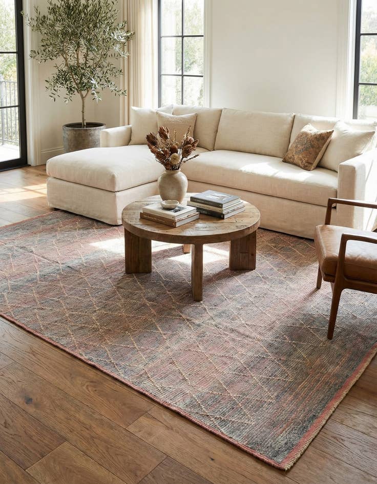 Detail image of 8' 2 x 10' 4  Hand Knotted Moroccan Wool Rug