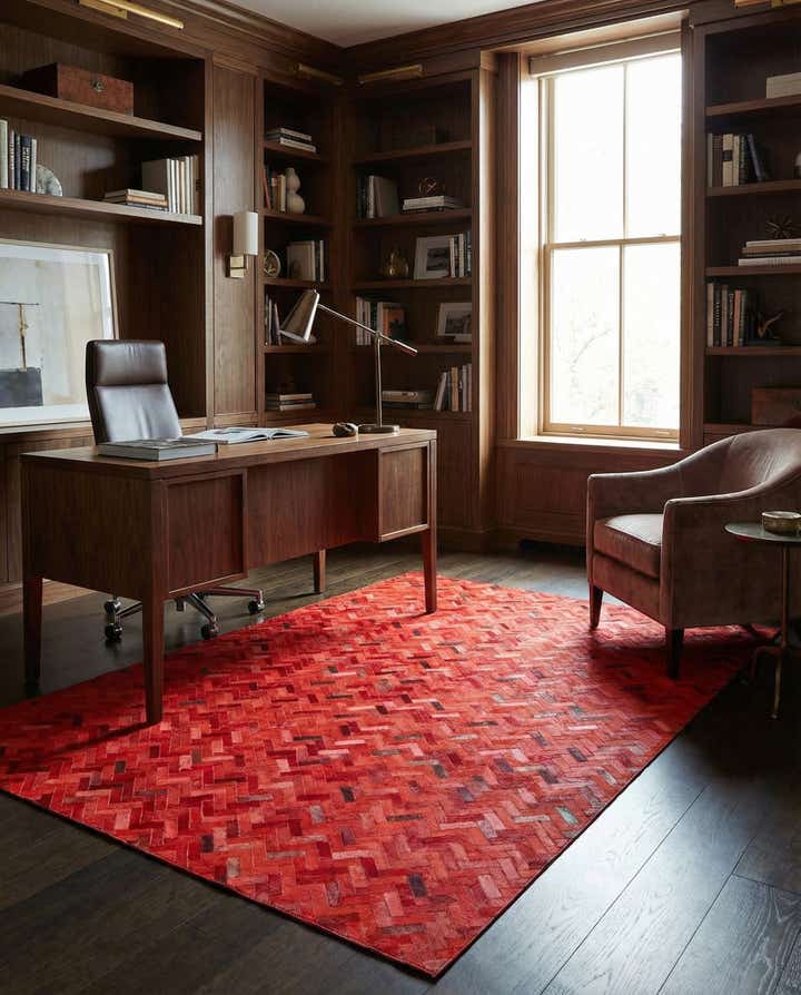 5' x 7' 9 Cowhide Rug