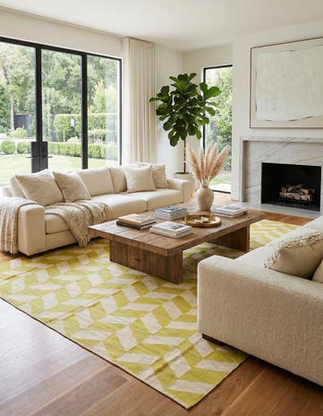 10' x 13' Hand Woven Kilim Modern Wool Rug