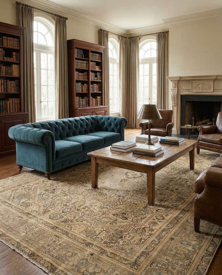 9' 3 x 12' 2 Vintage Royal Rug