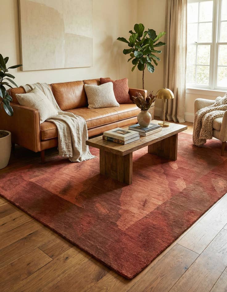 Detail image of  4' x 6'  Hand Knotted Nepal Wool Rug