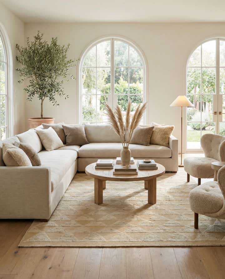 6' 5 x 9' 2 Hand Knotted Darya Wool Rug