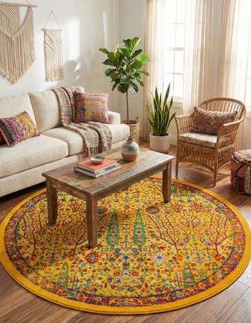 5' 3 x 5' 3 Calypso Round Rug