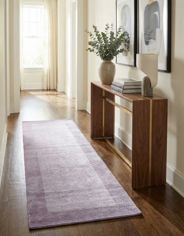 2' 7 x 9' 10 Hand Knotted Darya Wool Runner Rug