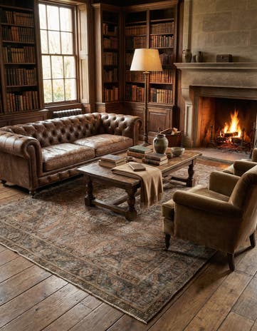6' 6 x 9' 4 Hand Knotted Ultra Vintage Persian Wool Rug