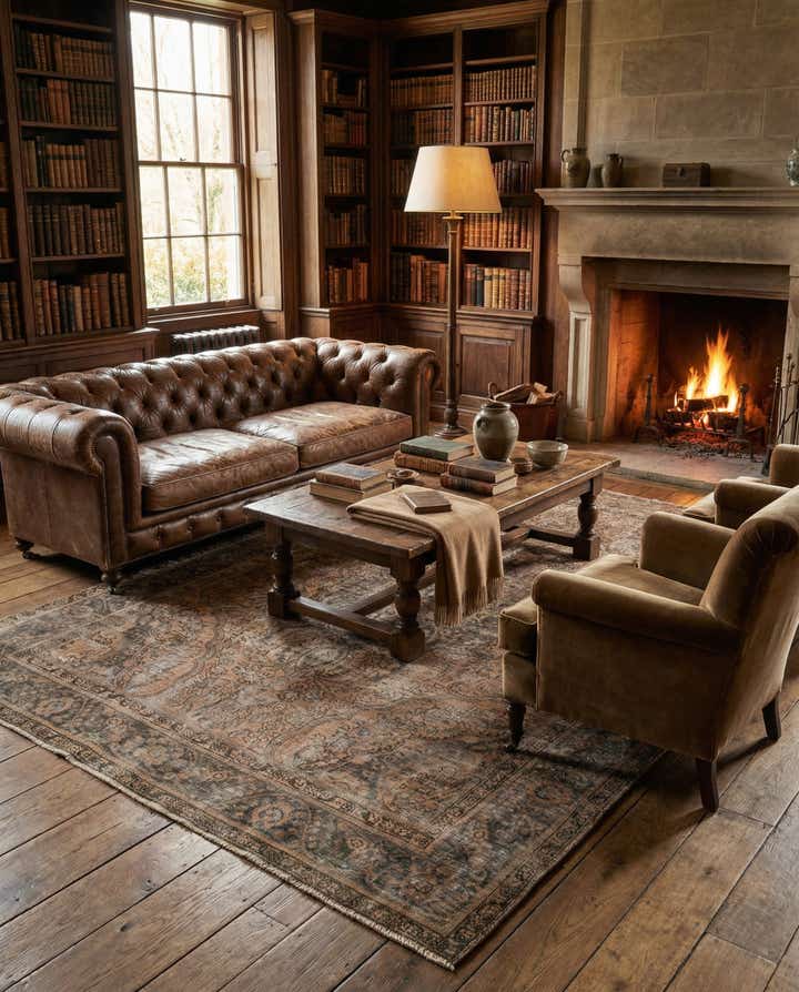 6' 6 x 9' 4 Hand Knotted Ultra Vintage Persian Wool Rug