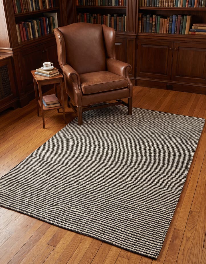 4' 1 x 6' 1 Hand Woven Jill Zarin English Mano...