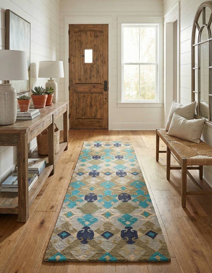 Detail image of 2' 7 x 8' Luna Runner Rug