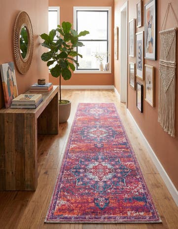2' x 13' Washable Francesca Runner Rug