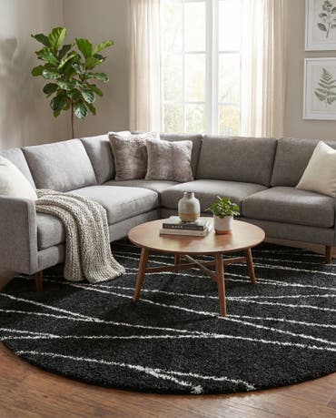  10' x 10' Serenity Shag Round Rug