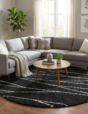10' x 10' Serenity Shag Round Rug