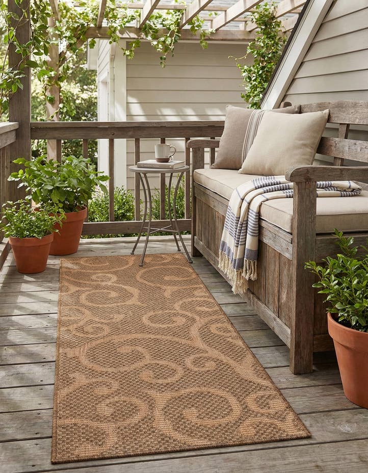2' x 6' Easy-Clean Botanical Indoor / Outd...