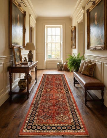 2' 9 x 9' 10 Luribaft Wool Runner Rug