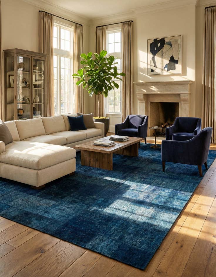 Detail image of 7' 3 x 16' 10  Hand Knotted Ultra Vintage Persian Wool Rug