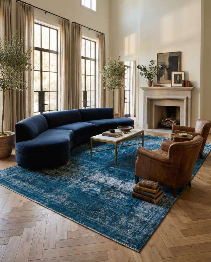 9' 4 x 12' 5 Hand Knotted Ultra Vintage Persian Wool Rug