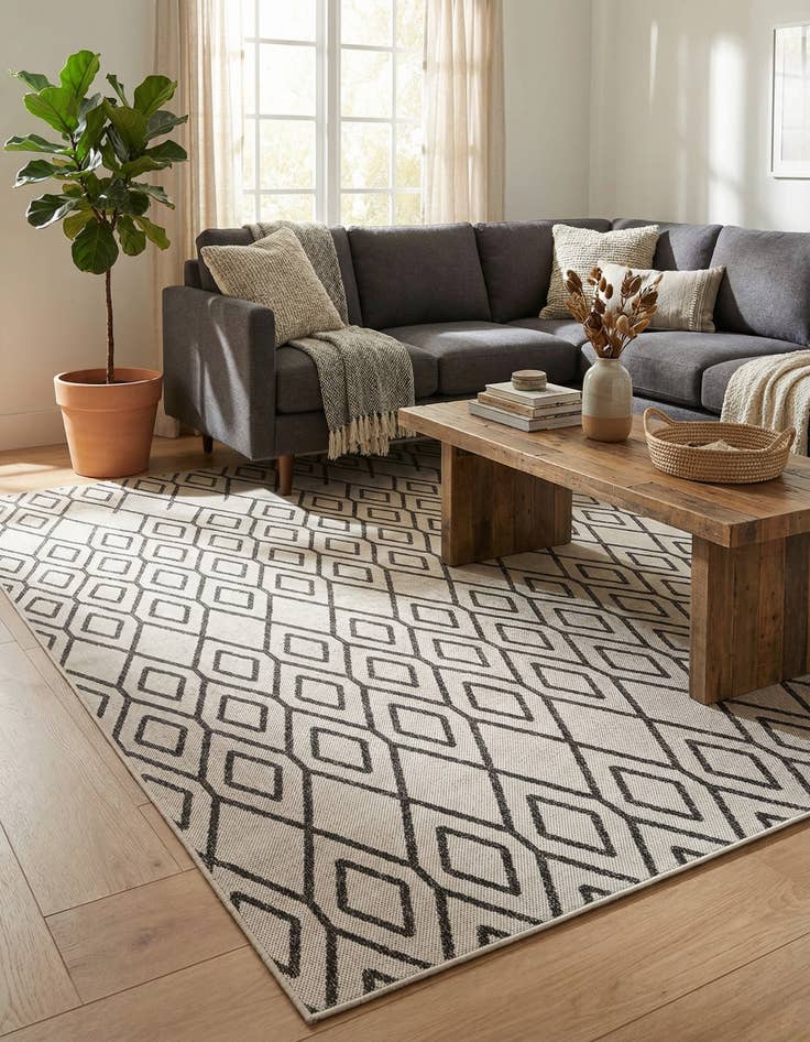 Detail image of 7' x 10' Easy-Clean Jill Zarin Turks and Caicos Indoor / Outdoor Rug