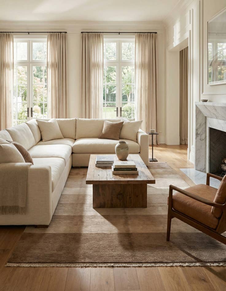 Detail image of 8' 2 x 11' 6  Hand Knotted Darya Wool Rug