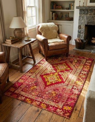 3' x 5' 4 Hand Knotted Anatolian Wool Rug