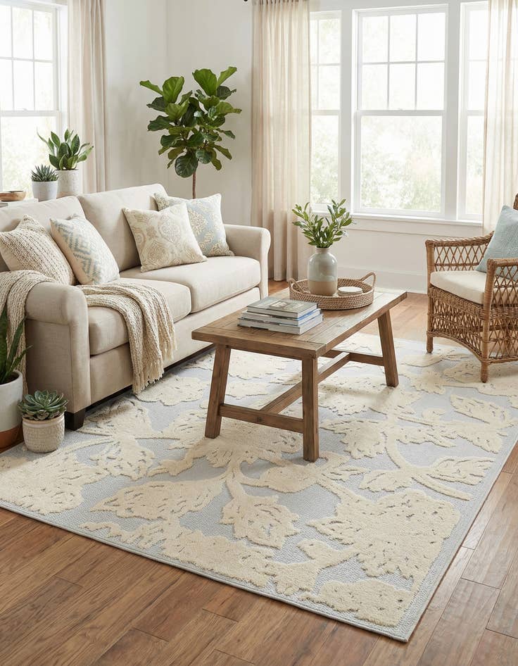 Detail image of 5' 3 x 8'  Washable Aruba Indoor / Outdoor Rug