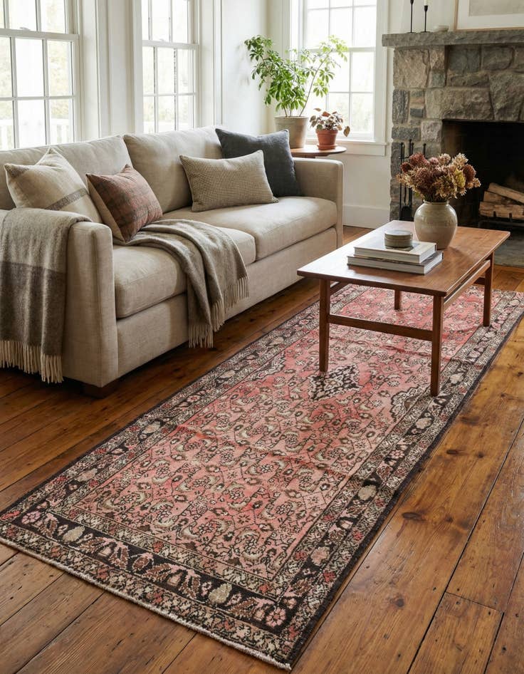 Detail image of 4' x 6' 3  Hand Knotted Ultra Vintage Persian Wool Rug