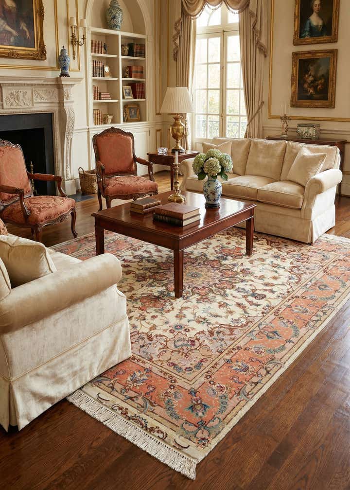 5' 1 x 7' 3 Tabriz Rug