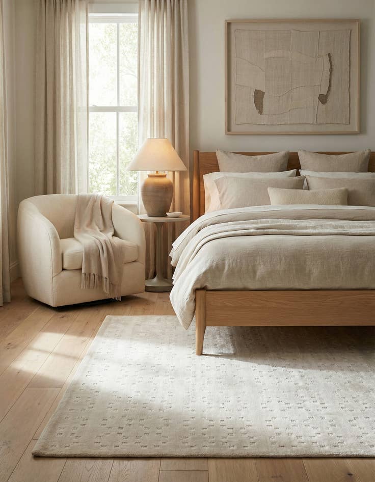 Detail image of  2' 10 x 4' 11  Hand Knotted Darya Wool Rug