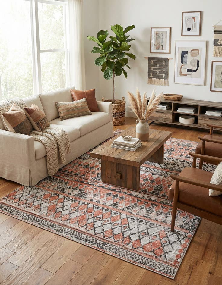 Detail image of  7' x 10' Leipzig Rug