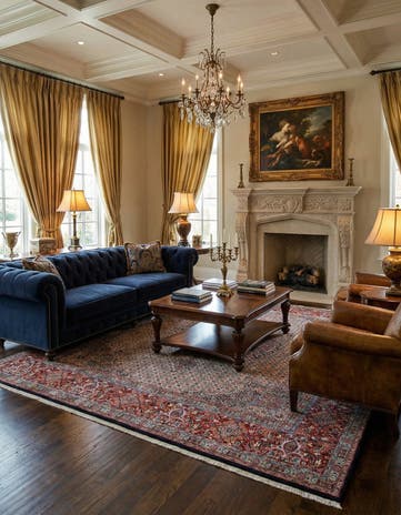 8' 3 x 9' 7 Hand Knotted Mood Persian Wool Rug